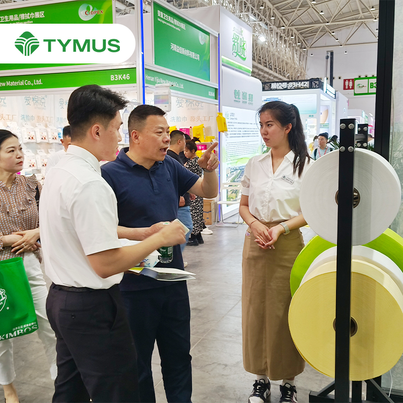 Tymus Global Trade Show Matrix schijnt MixBond® -technologie om een ​​revolutie teweeg te brengen in nonwovens