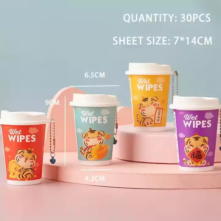 Mini kan natte doekjes