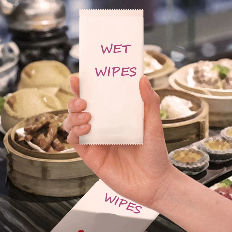 Natte doekjes voor restaurant